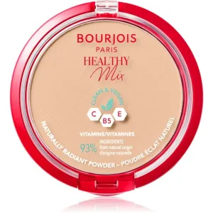 Bourjois Healthy Mix mattierendes Puder für ein strahlendes Aussehen der Haut Farbton 04 Golden Beige 10 g