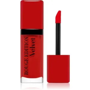 Bourjois Rouge Edition Velvet flüssiger Lippenstift mit Matt-Effekt Farbton 03 Hot Pepper 7.7 ml