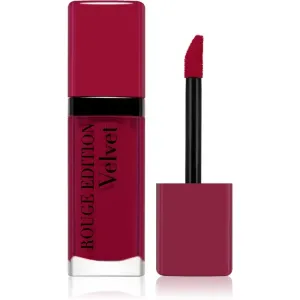 Bourjois Rouge Edition Velvet flüssiger Lippenstift mit Matt-Effekt Farbton 14 Plum Plum Girl 7.7 ml