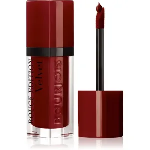 Bourjois Rouge Edition Velvet flüssiger Lippenstift mit Matt-Effekt Farbton 19 Jolie-De-Vin 7.7 ml