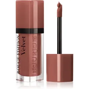 Bourjois Rouge Edition Velvet flüssiger Lippenstift mit Matt-Effekt Farbton 29 Nude York 7.7 ml