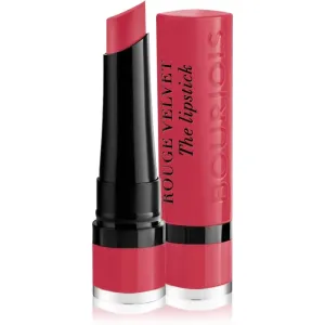 Bourjois Rouge Velvet The Lipstick langanhaltender Lippenstift für einen matten Effekt 04 Hip Hip Pink 2,4 g