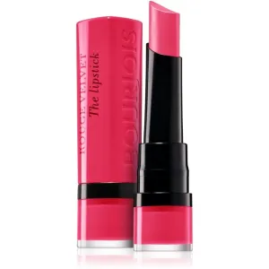 Bourjois Rouge Velvet The Lipstick 09 Fuchsia Botte langanhaltender Lippenstift für einen matten Effekt 2,4 g