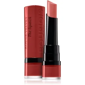 Bourjois Rouge Velvet The Lipstick 12 Brunette langanhaltender Lippenstift für einen matten Effekt 2,4 g