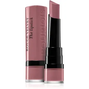 Bourjois Rouge Velvet The Lipstick langanhaltender Lippenstift für einen matten Effekt 18 Mauve Martre 2,4 g