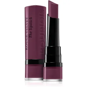 Bourjois Rouge Velvet The Lipstick Mattierender Lippenstift Farbton 20 Plum Royal 2,4 g