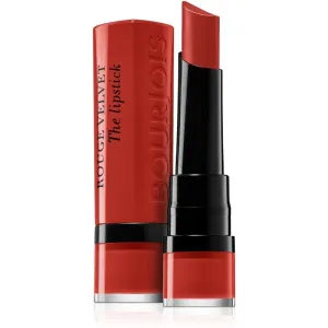 Bourjois Rouge Velvet The Lipstick Mattierender Lippenstift Farbton 21 Grande Roux 2,4 g
