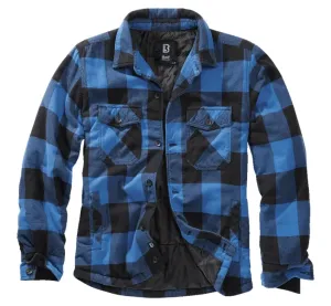 Brandit Lumber Jacke, schwarz+blau