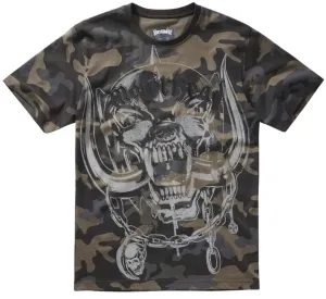 Brandit Motörhead T-shirt Warpig Druck, darkcamo