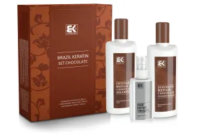 Brazil Keratin Geschenkset für trockenes und strapaziertes Haar Chocolate