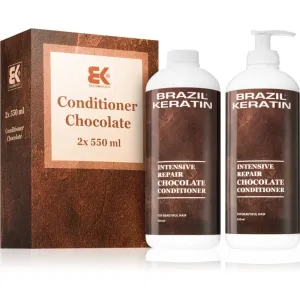 Brazil Keratin Chocolate Intensive Repair Conditioner vorteilhafte Packung (für beschädigtes Haar)