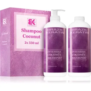 Brazil Keratin Coconut Shampoo vorteilhafte Packung (für beschädigtes Haar)