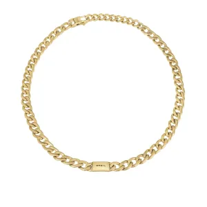BREIL Schicke vergoldete Halskette Logomania TJ3071