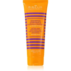 Brelil Professional Solaire After Sun Shampoo Shampoo mit ernährender Wirkung für durch Chlor, Sonne oder Salzwasser geschädigtes Haar 250 ml