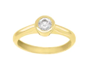 Brilio Bezaubernder Ring aus Gelbgold mit Zirkon SR042YAU 48 mm