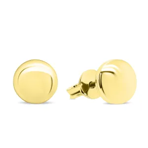 Brilio Goldene minimalistische Ohrringe EA103YAU