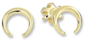 Brilio Winzige minimalistische Ohrringe aus Gelbgold 231 001 00642