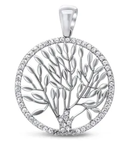 Brilio Silver Bezaubernder Silberanhänger Glocke Baum des Lebens PEN01