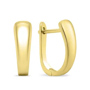 Brilio Silver Minimalist Romantische vergoldete Ohrringe EA485Y