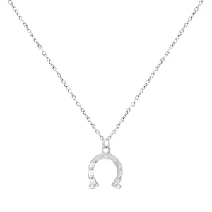 Brilio Silver Silberkette für Glück Hufeisen NCL66W (Halskette, Anhänger)
