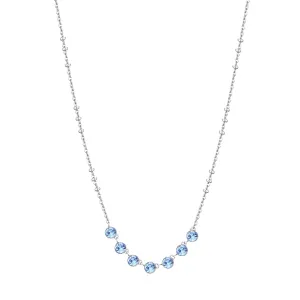 Brosway Charmante Halskette mit blauen Kristallen Symphonia BYM134
