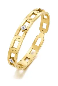 Brosway Elegantelegantes vergoldetes Armband mit Kristallen With You BWY20