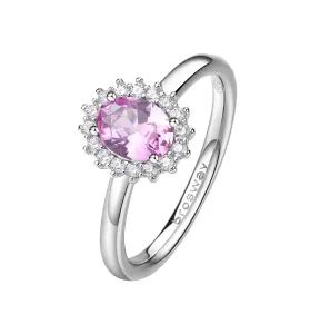 Brosway Eleganter Silberring Fancy Vibrant Pink FVP73 50 mm