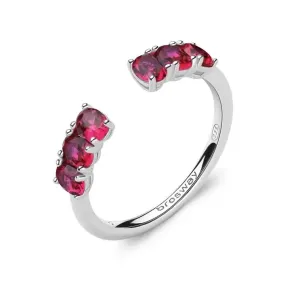 Brosway Funkelnder offener Ring Fancy Passion Ruby FPR11 52 mm