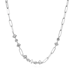 Brosway Schicke Halskette mit klaren Kristallen Emphasis BEH05
