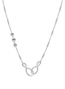 Brosway Stilvolle Infinity-Halskette aus Stahl Ribbon BBN09