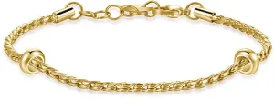 Brosway Vergoldetes Stahlarmband für Anhänger Très Jolie BBR5 19,5 cm