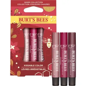 Burt’s Bees Festive Kissable Color Geschenkset Peony (für Lippen)