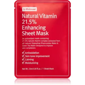 By Wishtrend Natural Vitamin stärkende Tuchmaske 23 ml