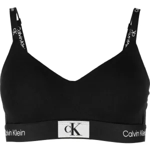 Calvin Klein ´96 COTTON-LGHT LINED BRALETTE Sport BH, schwarz, größe XS