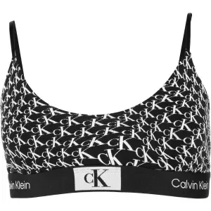 Calvin Klein ´96 COTTON-UNLINED BRALETTE Sport BH, schwarz, größe L