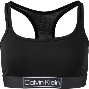 Calvin Klein REIMAGINED HERITAGE-UNLINED BRALETTE Sport BH, schwarz, größe S