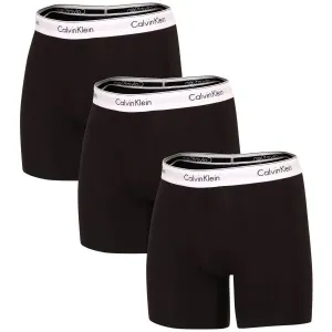 Calvin Klein MODERN CTN STRETCH-BOXER BRIEF 3PK Boxershorts, schwarz, größe L