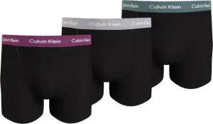 Calvin Klein COTTON STRETCH-TRUNK 3PK Boxershorts, schwarz, größe L