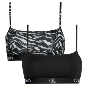 Calvin Klein 2 PACK- Damen BH Bralette CK96 QF7215E-BIK XS