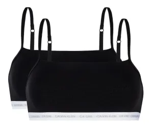 Calvin Klein UNLINED BRALETTE 2PK Bügelloser BH, schwarz, größe XS