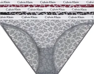 Calvin Klein 3 PACK - Damen Höschen Bikini QD3926E-BP7 S