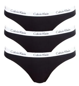 Calvin Klein 3 PACK - Damen Tanga QD3587E-001 L