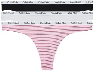 Calvin Klein 3 PACK - Damen Tanga PLUS SIZE QD3800E-W5A 3XL