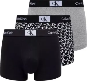 Calvin Klein 3 PACK - Herren Boxershorts CK96 NB3528E-JGN S