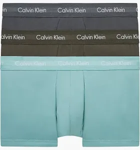 Calvin Klein 3 PACK LO RISE TRUNK Boxershorts, hellblau, größe XL