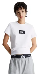 Calvin Klein ´96 LOUNGE-S/S CREW NECK Damenshirt, weiß, größe XL