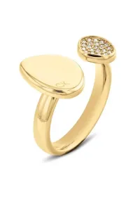 Calvin Klein Eleganter vergoldeter Ring mit Kristallen Fascinate 35000320 52 mm