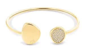 Calvin Klein Elegantes vergoldetes festes Armband Fascinate 35000215