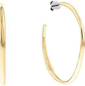 Calvin Klein Kreisförmige vergoldete Ohrringe Molten Pebble 35000115