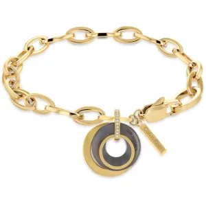 Calvin Klein Luxuriöses vergoldetes Armband mit Kristallen 35000154